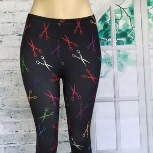 Scissor Cosmotology Leggings New